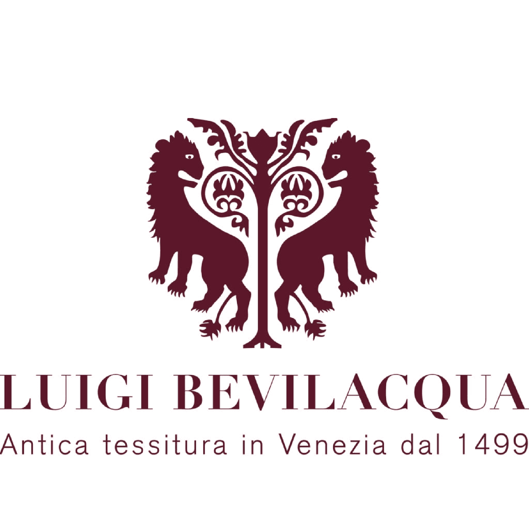 Luigi Bevilacqua logo - Venetian heritage textiles and hand-loomed luxury silk velvets partner.