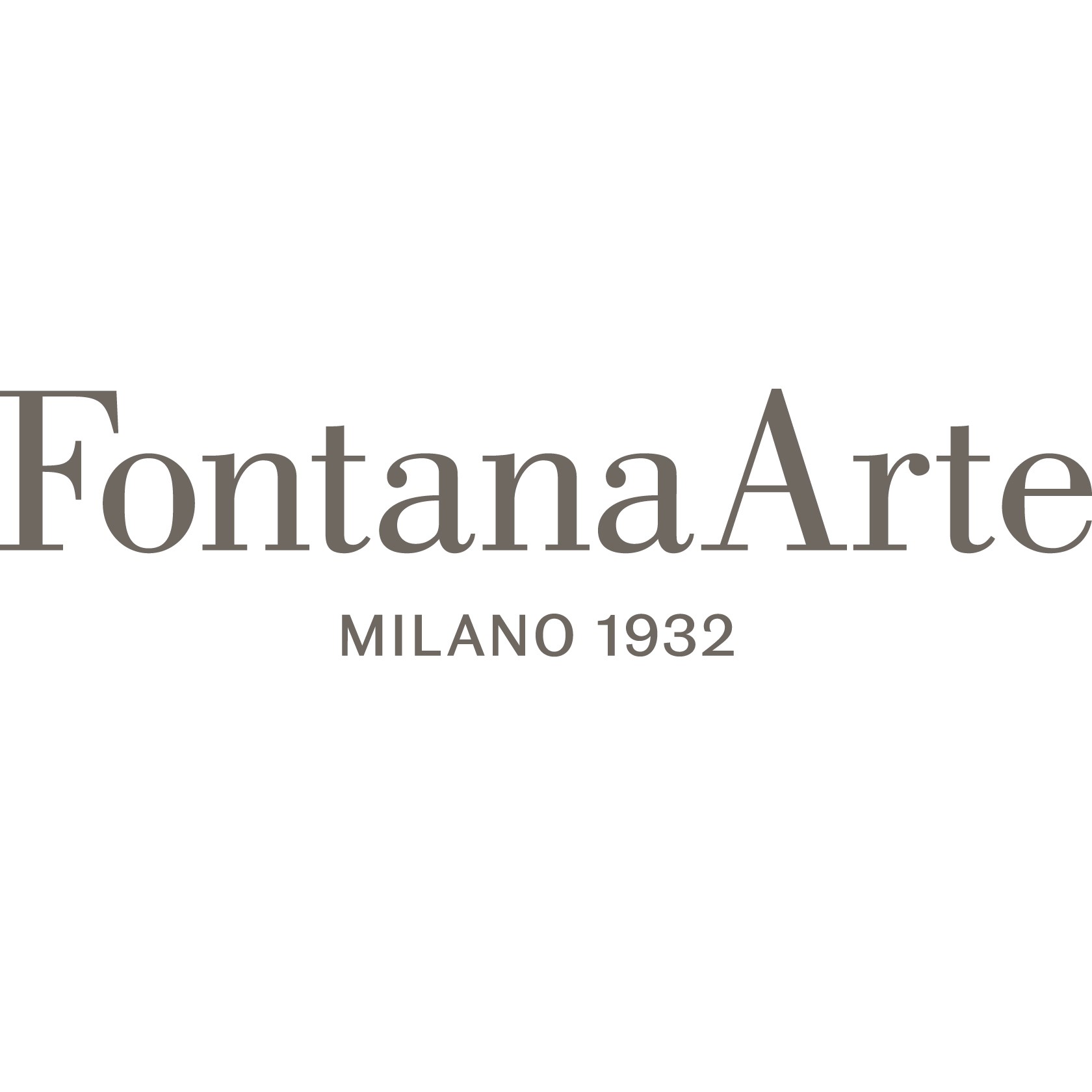 FontanaArte logo - Heritage Italian designer lighting and modern glass illumination partner.