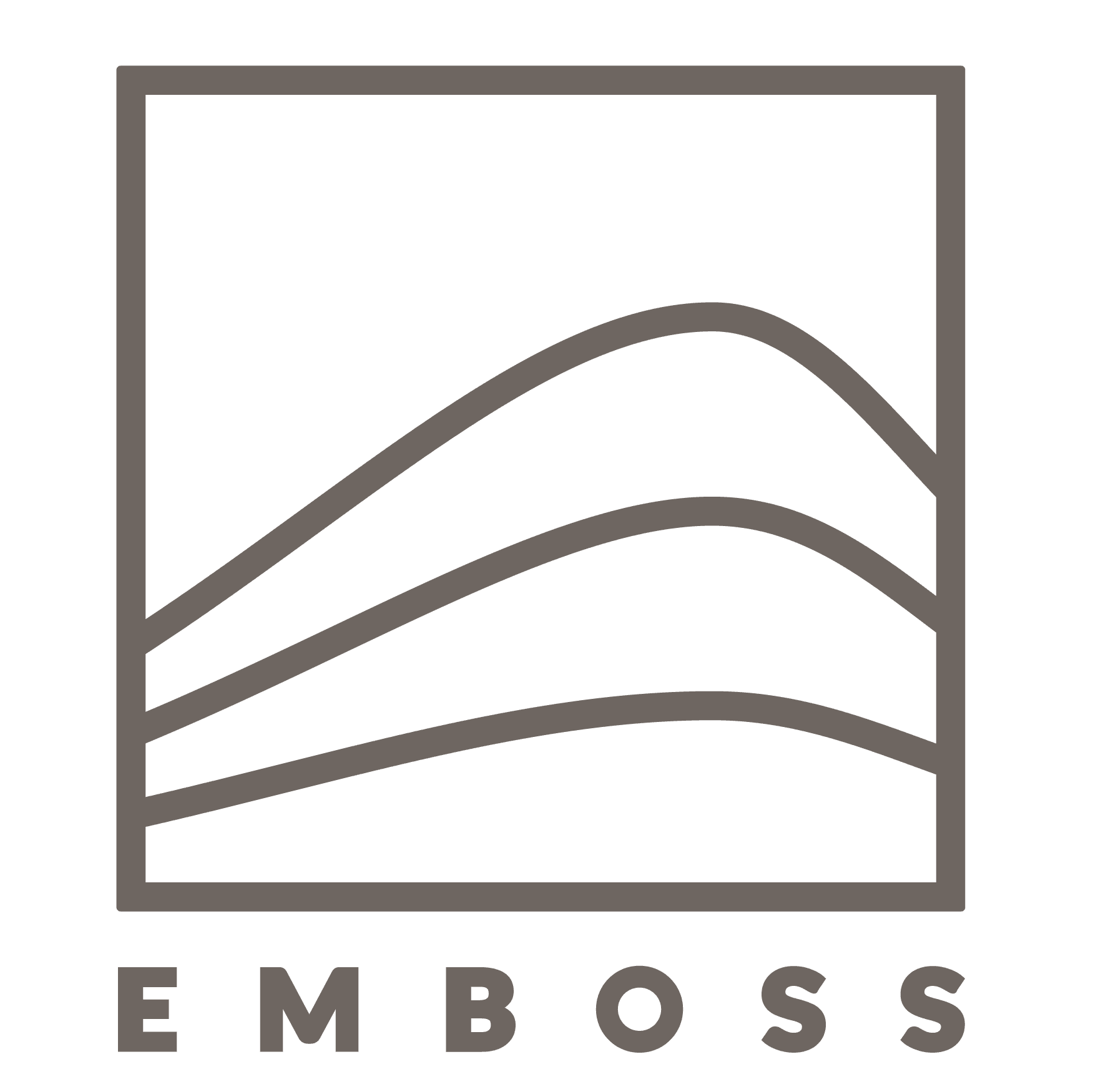 Emboss logo - Architectural 3D wall panels and premium interior finishes partner.