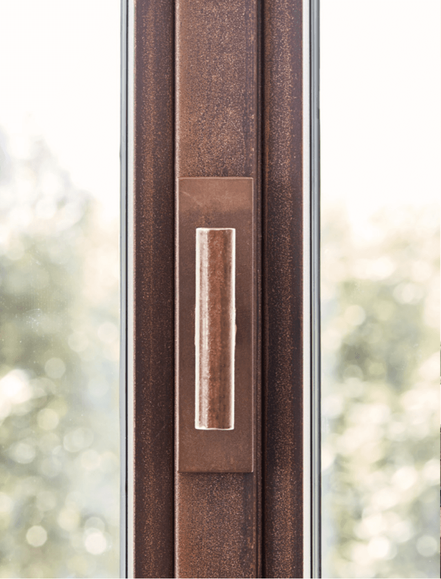 steel windows: OS2 75 LB - corten steel by Secco Sistemi