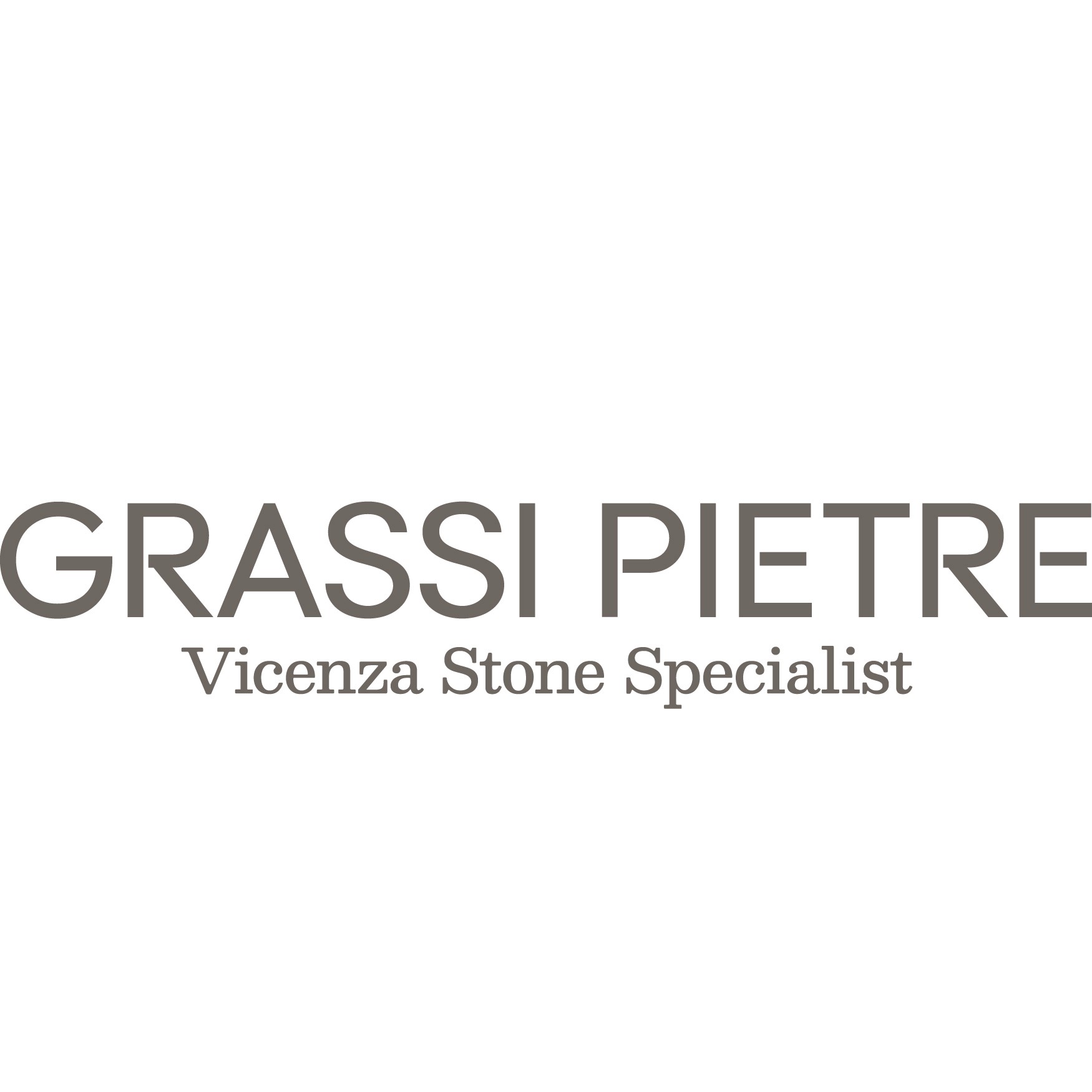 Grassi Pietre logo - Heritage Vicenza Stone and premium architectural stone partner.