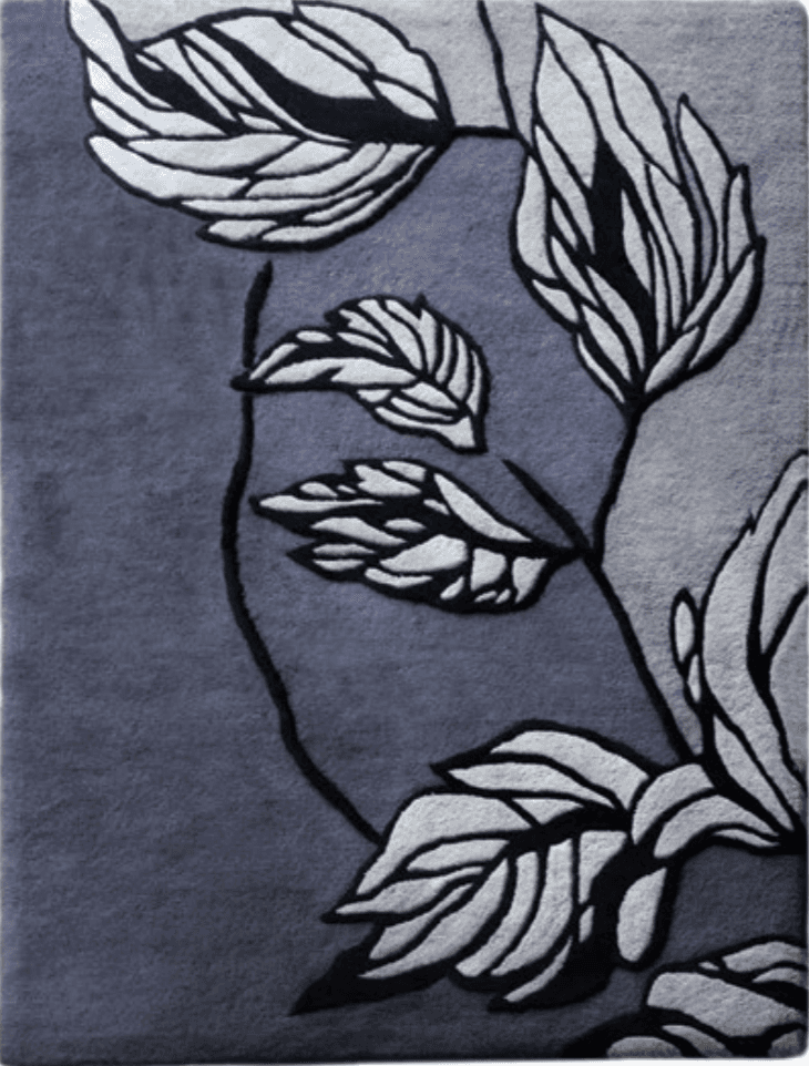 handmade rugs: Leaves by Karpeta in Saudi Arabia & Switzerland