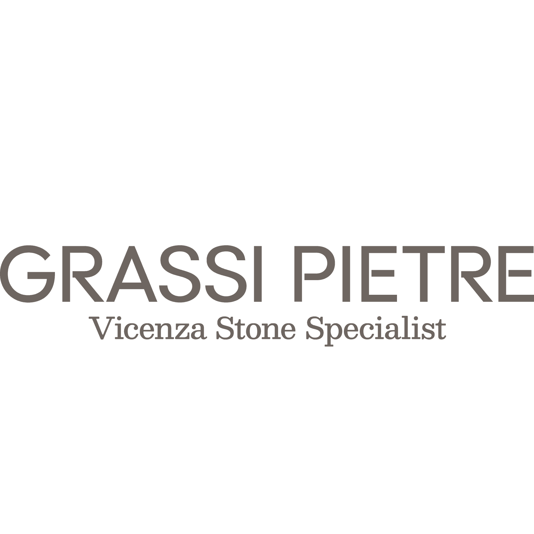 Grassi Pietre logo - Heritage Vicenza Stone and premium architectural stone partner.